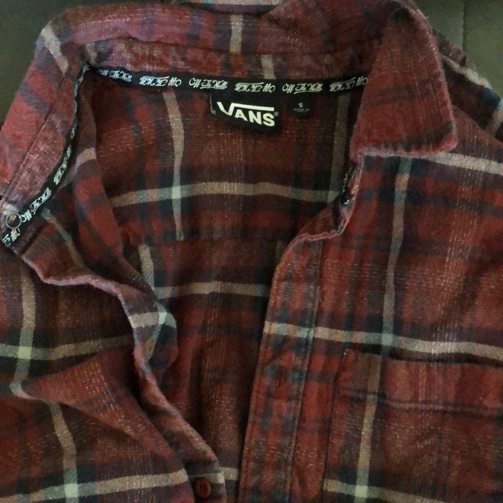 Vans size small flannel